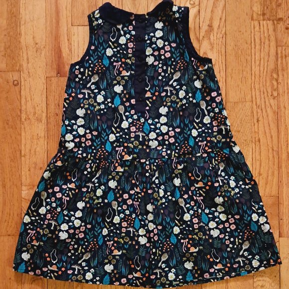 Adorable Floral Cotton Dress Sz 5 - Picture 4 of 5